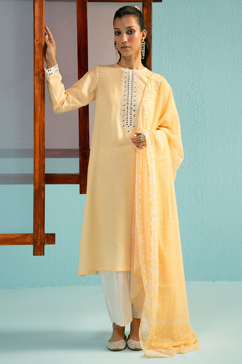 IRIS LIME-2PC (SHIRT & DUPATTA)