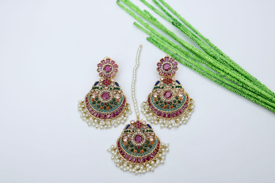 Exquisite Earrings with Teeka - Pehnaawaa