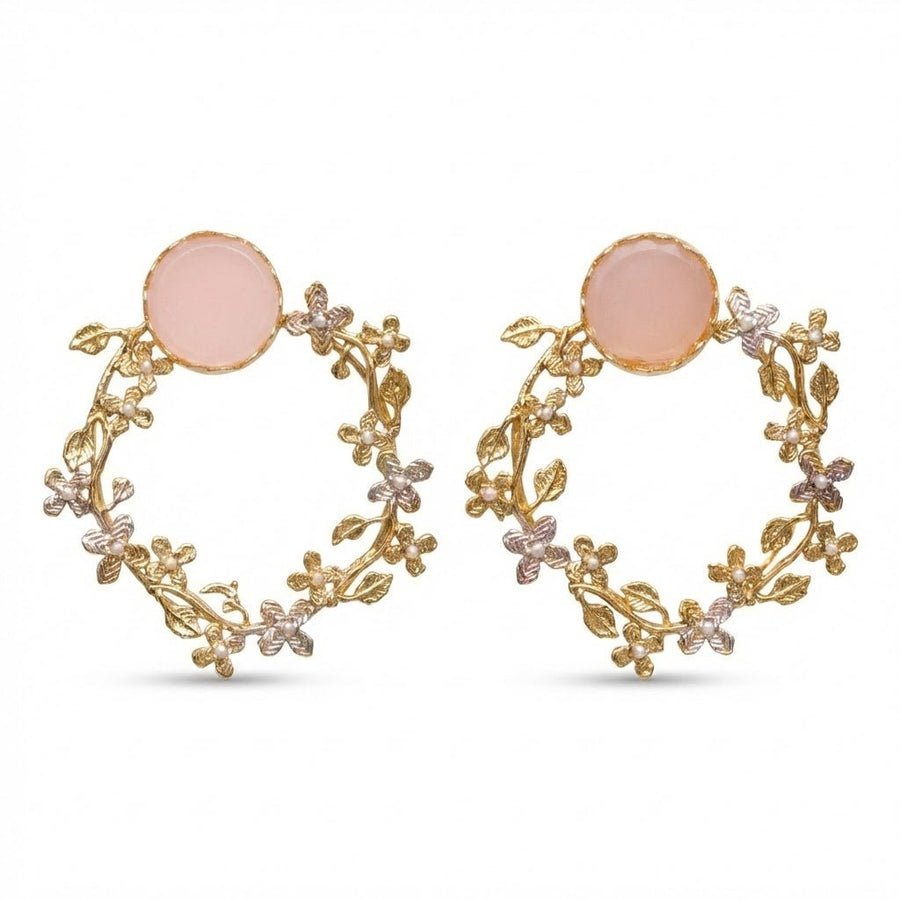 Flourish Pearl Earrings - Pehnaawaa