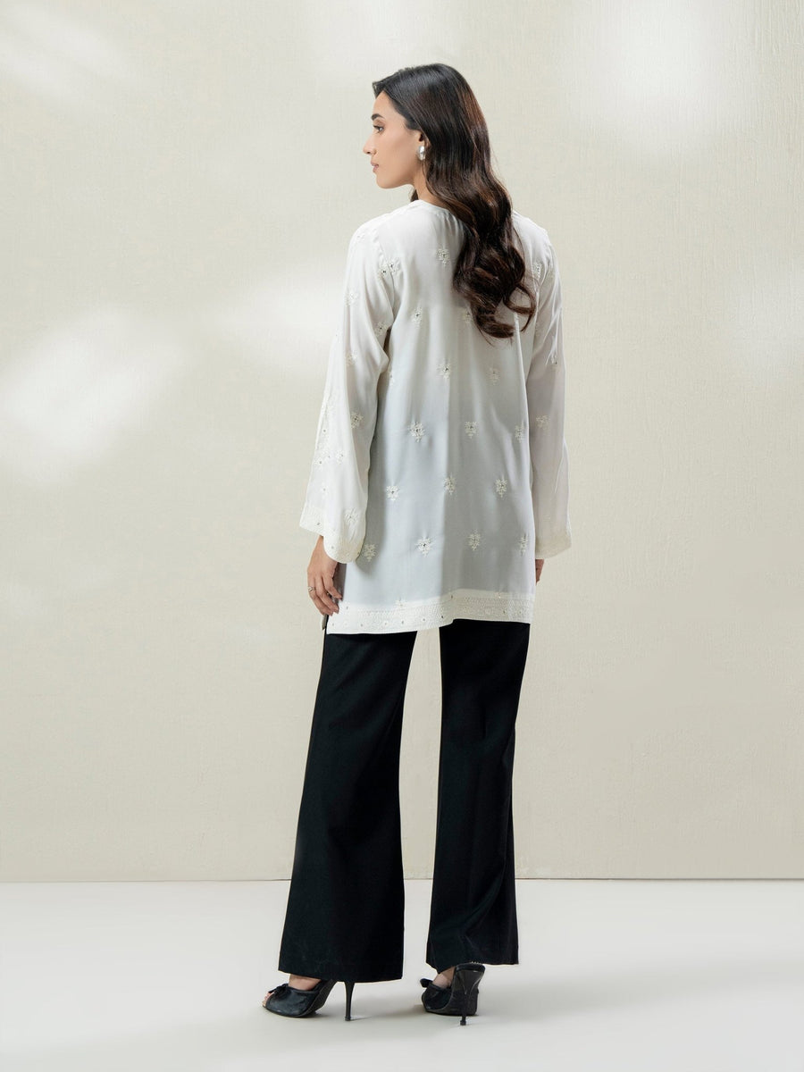 Grip Kurti - Embroidered (Pret) - Pehnaawaa