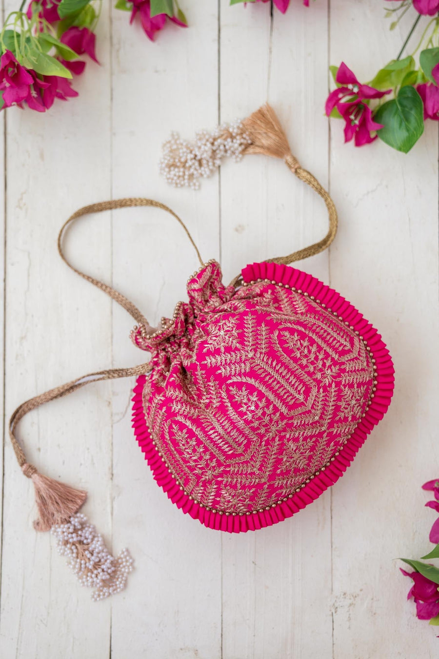 Leela Heritage Potli - Pink
