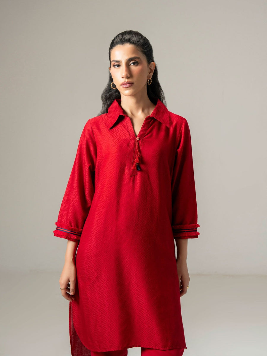 Jacquard Shirt - Dyed (Pret) - Pehnaawaa