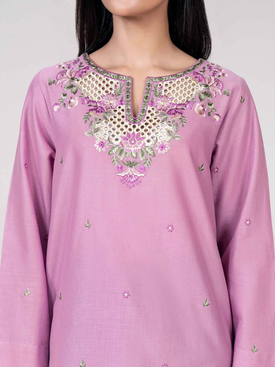 Khaddar Kurti - Embroidered - Pehnaawaa