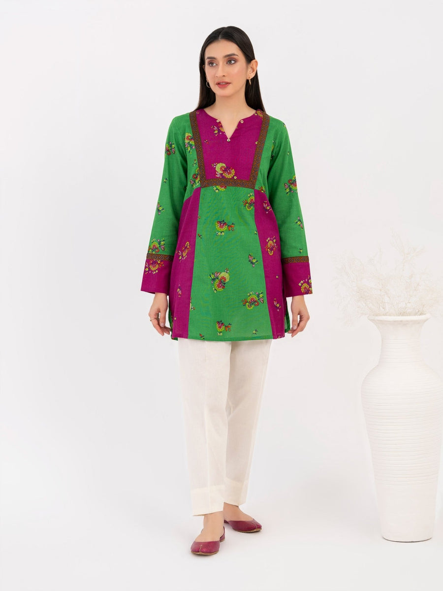 Khaddar Kurti - Printed (Pret) - Pehnaawaa