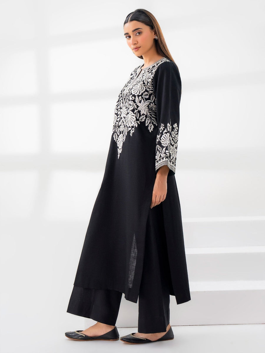 Khaddar Shirt - Embroidered (Pret) - Pehnaawaa