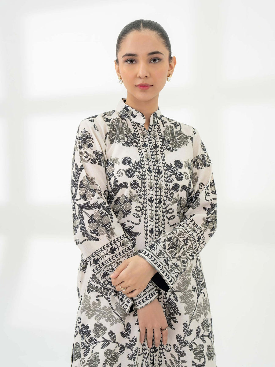Khaddar Shirt - Printed (Pret) - Pehnaawaa