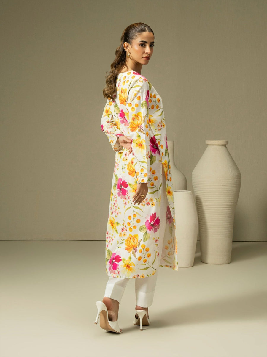 Khaddar Shirt - Printed (Pret) - Pehnaawaa