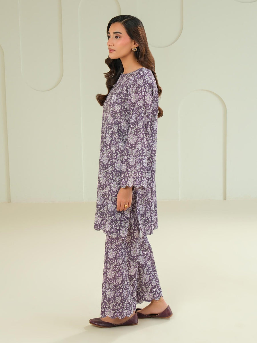Khaddar Shirt - Printed (Unstitched) - Pehnaawaa