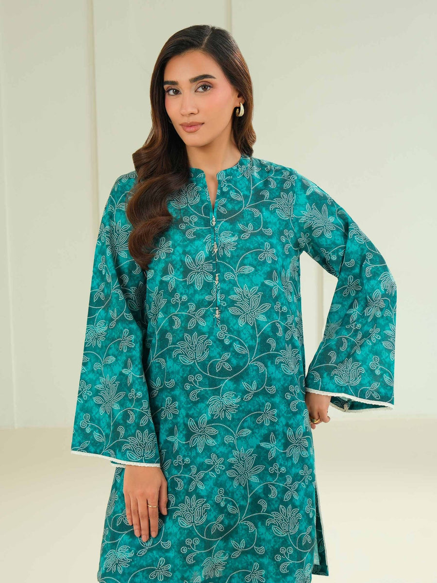 Khaddar Shirt - Printed (Unstitched) - Pehnaawaa