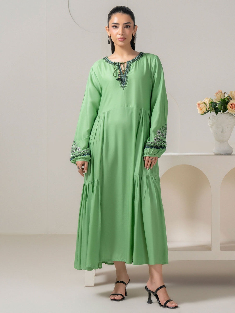 Lawn Frock - Embroidered (Pret) - Pehnaawaa