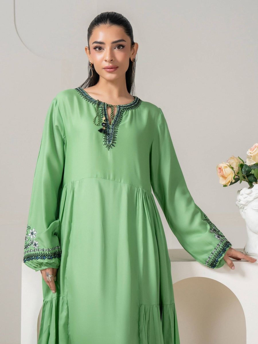 Lawn Frock - Embroidered (Pret) - Pehnaawaa