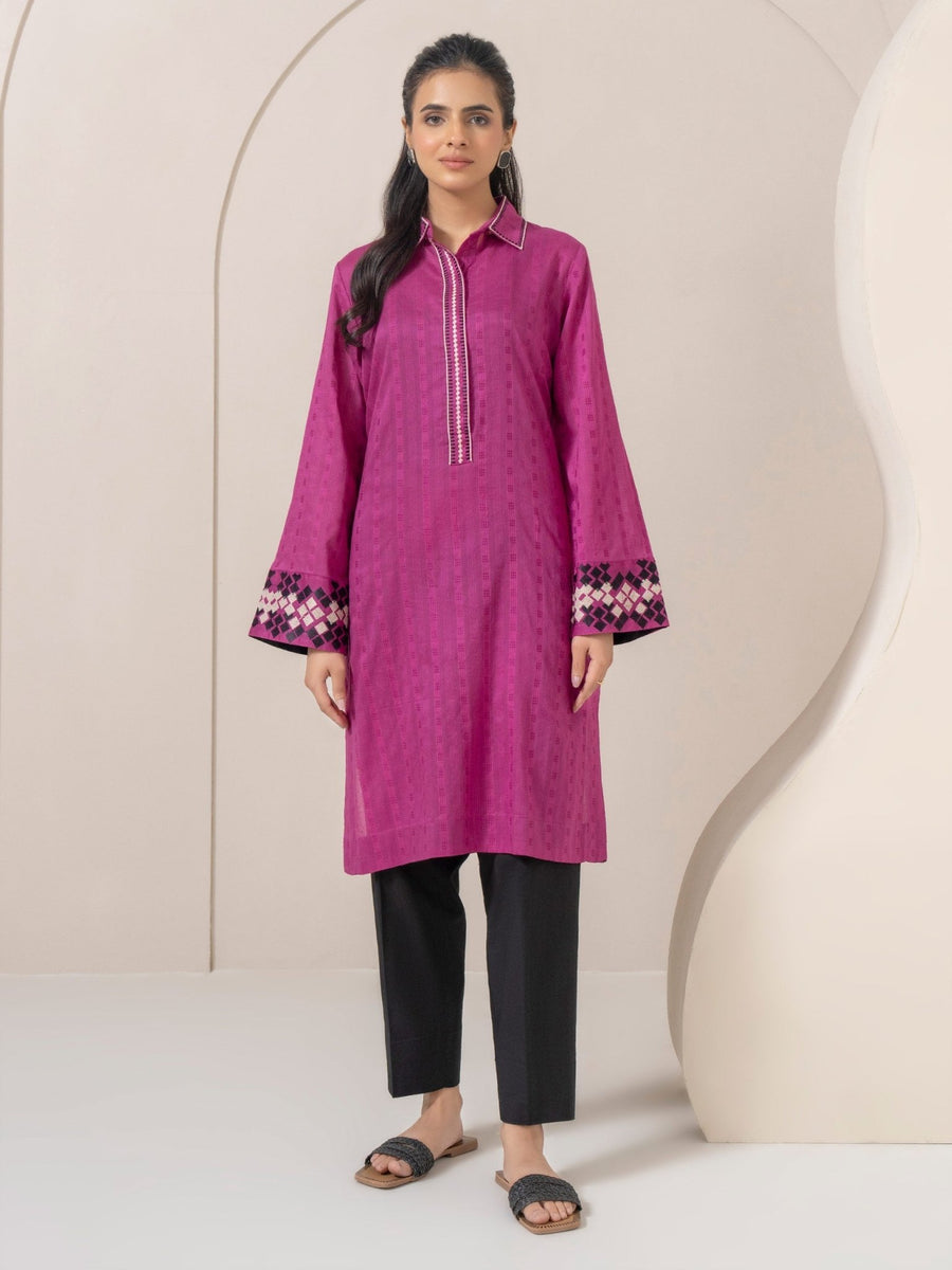 Lawn Shirt - Embroidered (Pret) - Pehnaawaa