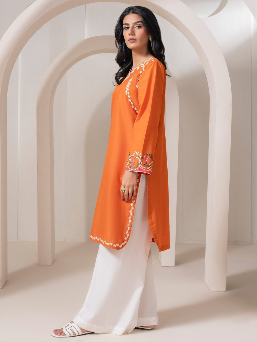 Lawn Shirt - Embroidered (Pret) - Pehnaawaa
