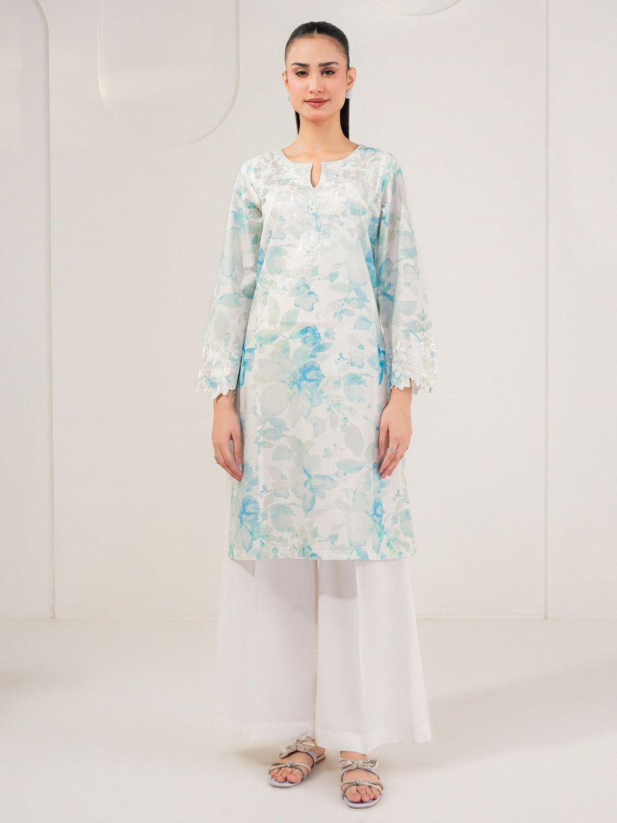 Lawn Shirt - Embroidered (Pret) - Pehnaawaa