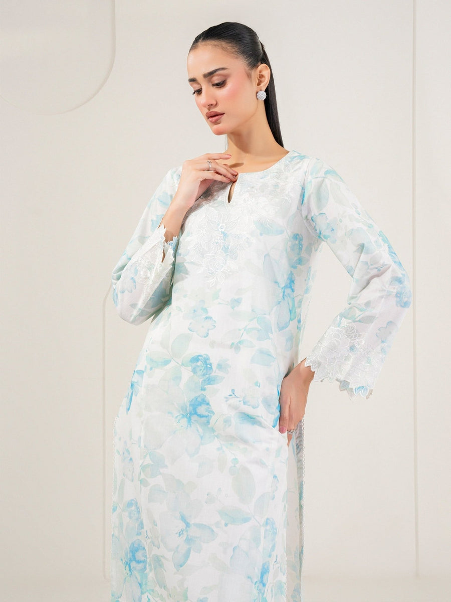 Lawn Shirt - Embroidered (Pret) - Pehnaawaa