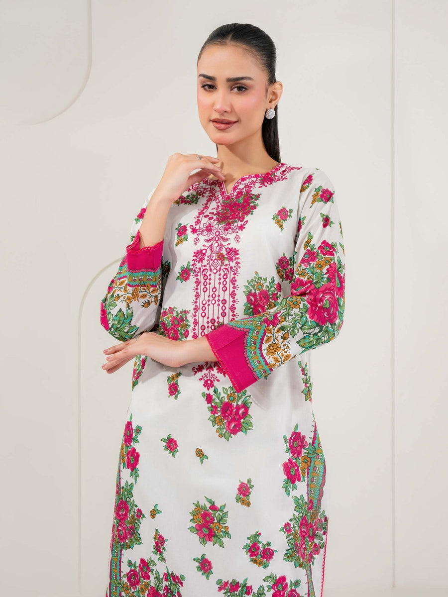 Lawn Shirt - Embroidered (Pret) - Pehnaawaa