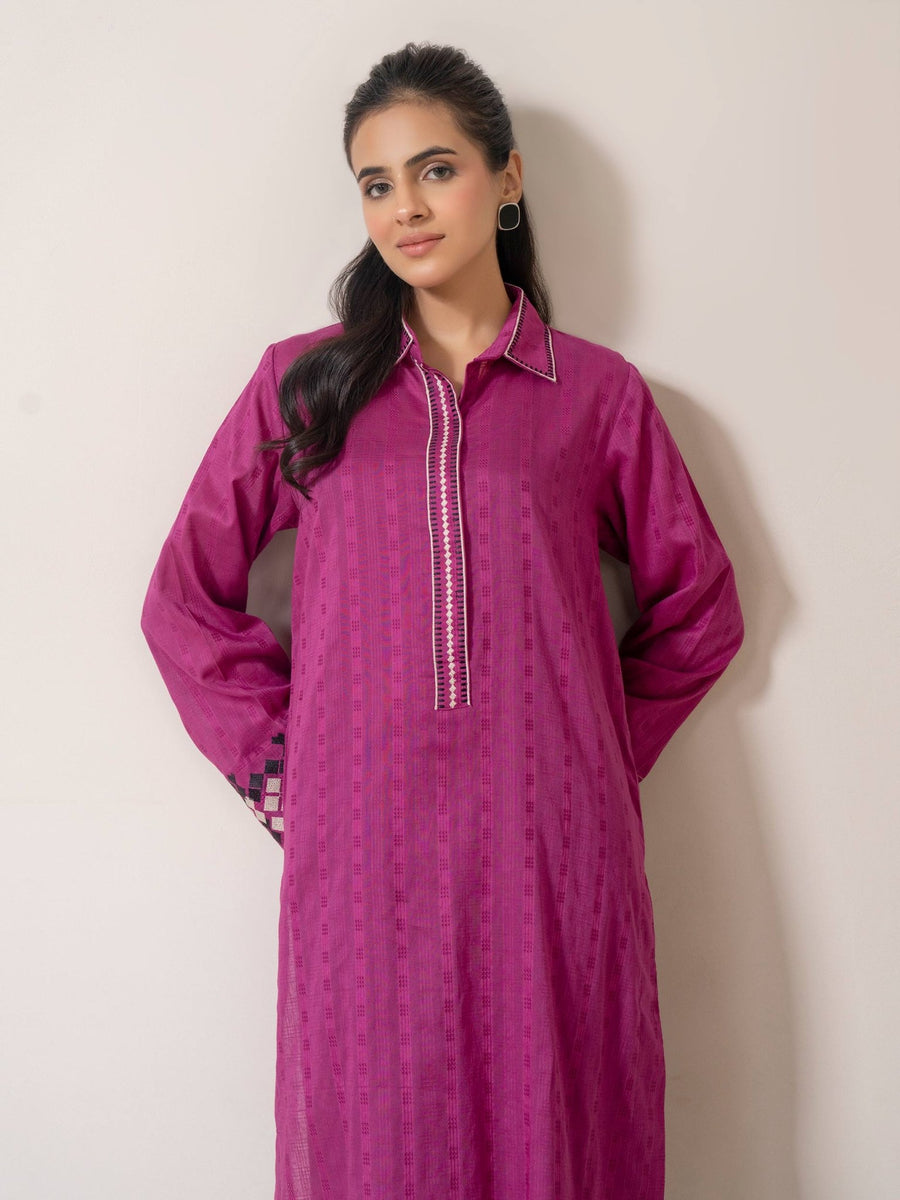 Lawn Shirt - Embroidered (Pret) - Pehnaawaa