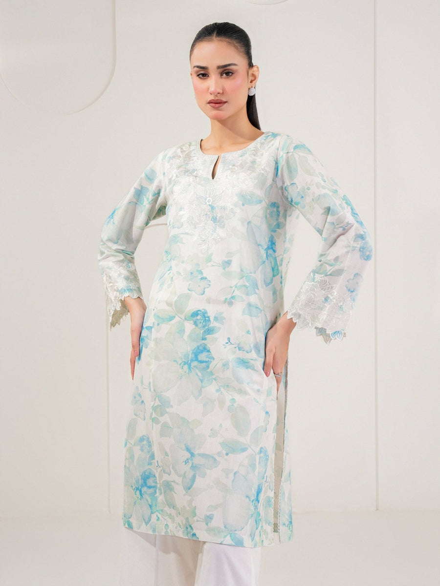 Lawn Shirt - Embroidered (Pret) - Pehnaawaa