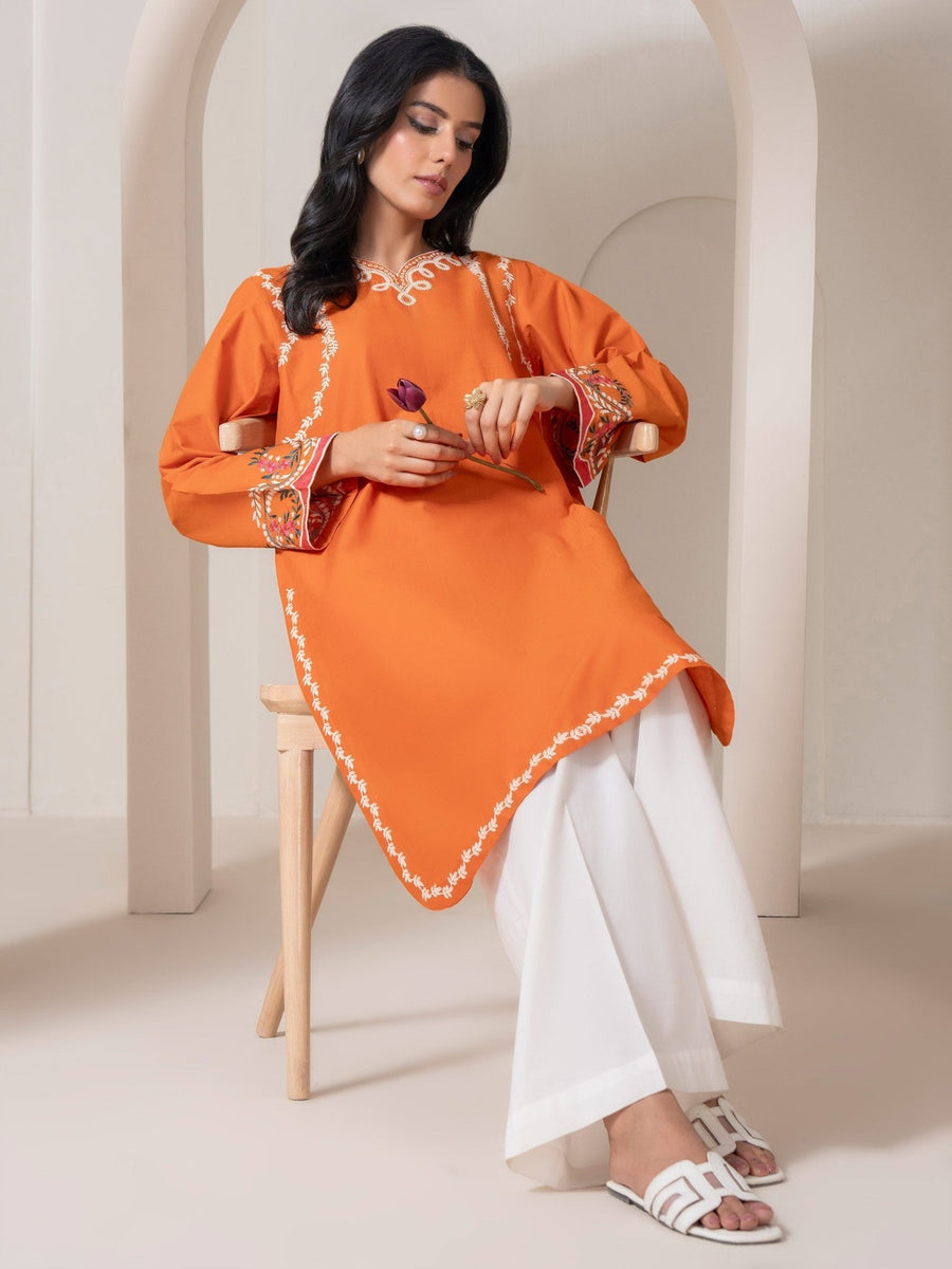 Lawn Shirt - Embroidered (Pret) - Pehnaawaa