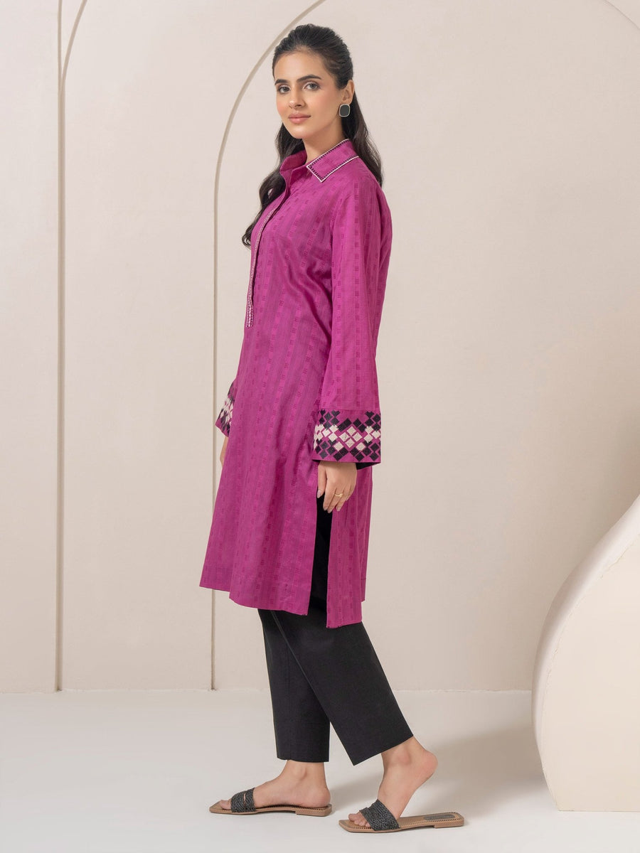 Lawn Shirt - Embroidered (Pret) - Pehnaawaa