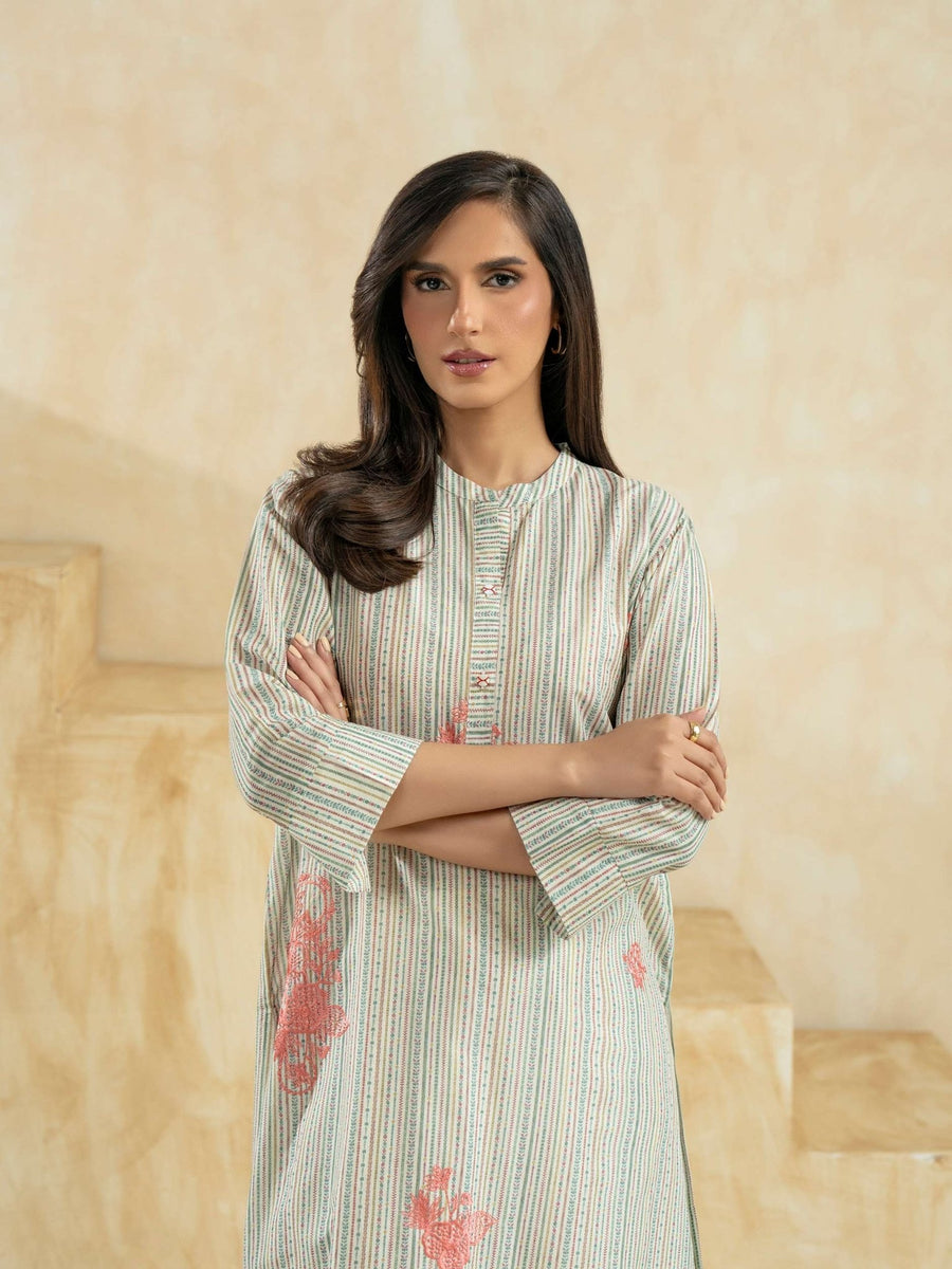 Lawn Shirt - Embroidered (Pret) - Pehnaawaa