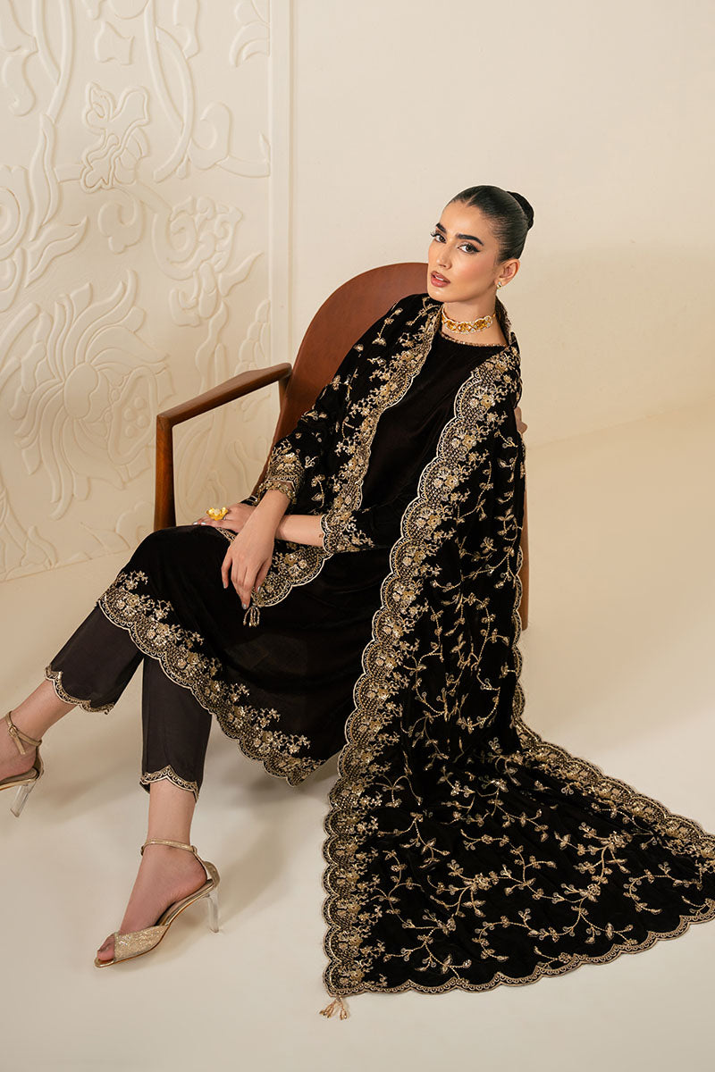 RUSTIC RADIANCE-3PC (SHIRT, TROUSER & DUPATTA) - Pehnaawaa
