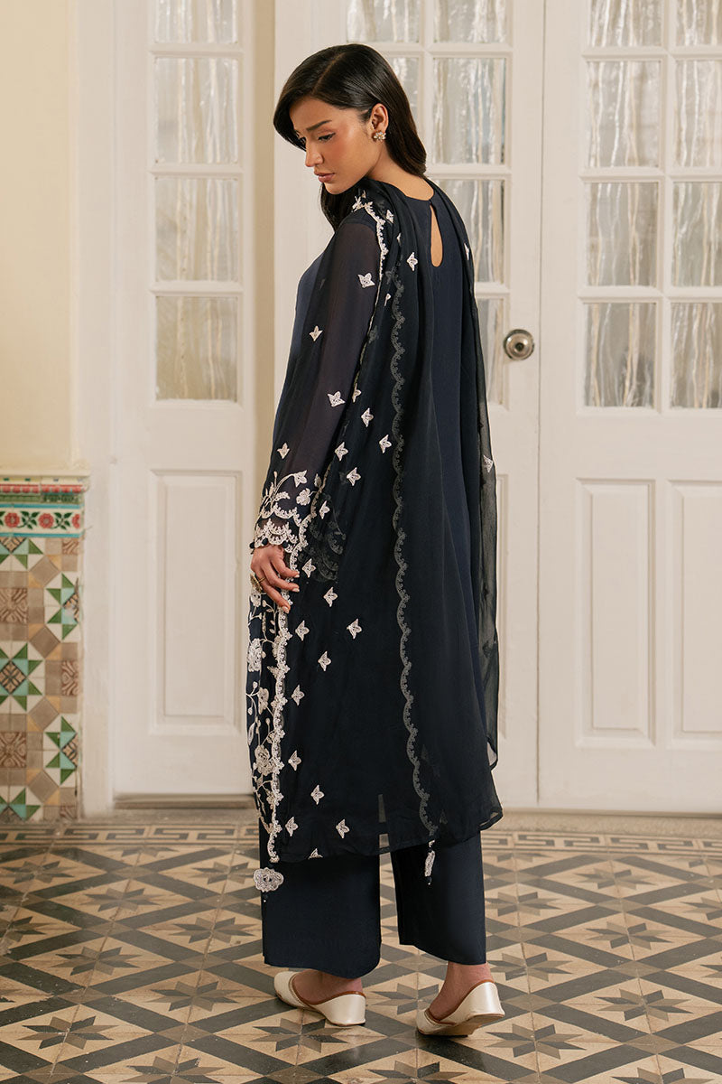 CERULEAN STITCH-3PC (SHIRT, TROUSER & DUPATTA) - Pehnaawaa