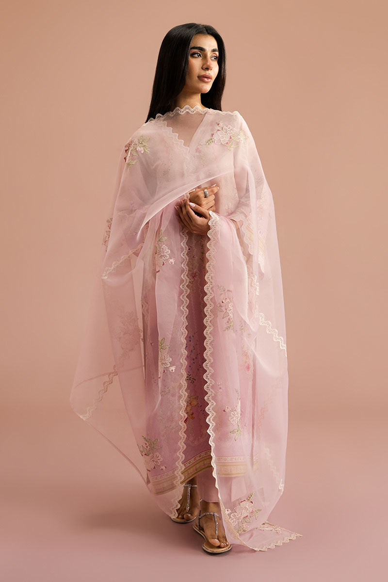 CORAL DREAM-2PC (SHIRT & DUPATTA) - Pehnaawaa