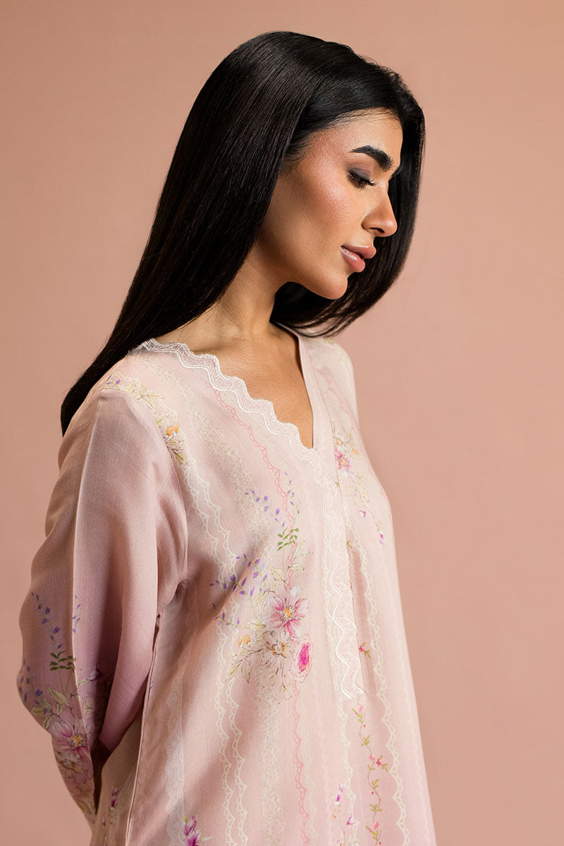 CORAL DREAM-2PC (SHIRT & DUPATTA) - Pehnaawaa