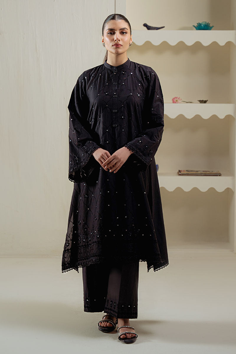 NOIR SPELL EMBROIDERED SHIRT - Pehnaawaa
