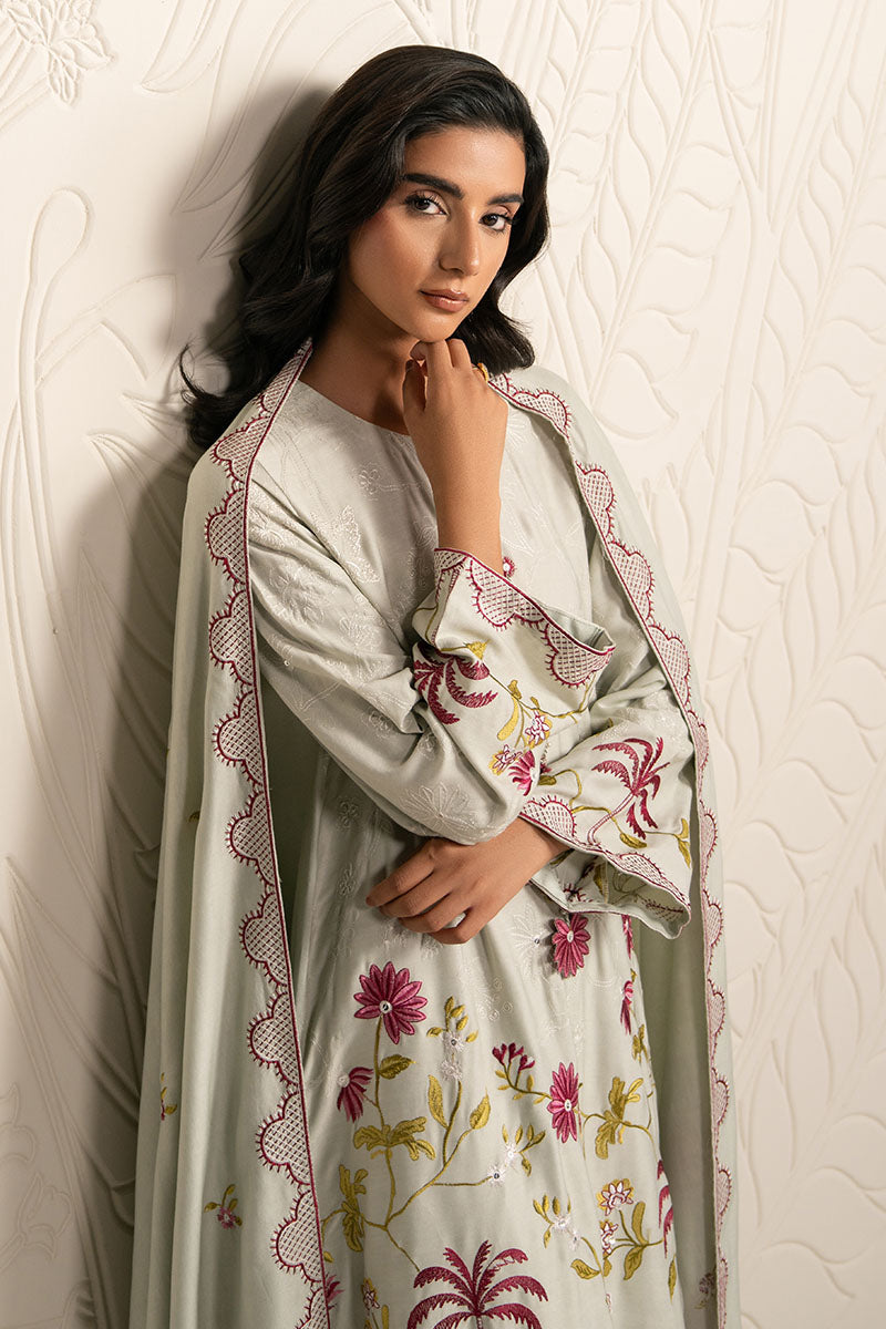 PASTEL GROVE-3PC (SHIRT, TROUSER & DUPATTA) - Pehnaawaa