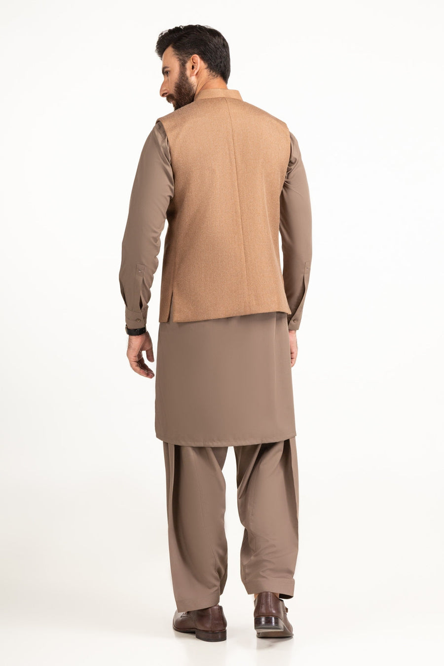 Chocolate Brown Silk Waistcoat | Grade A Mulberry