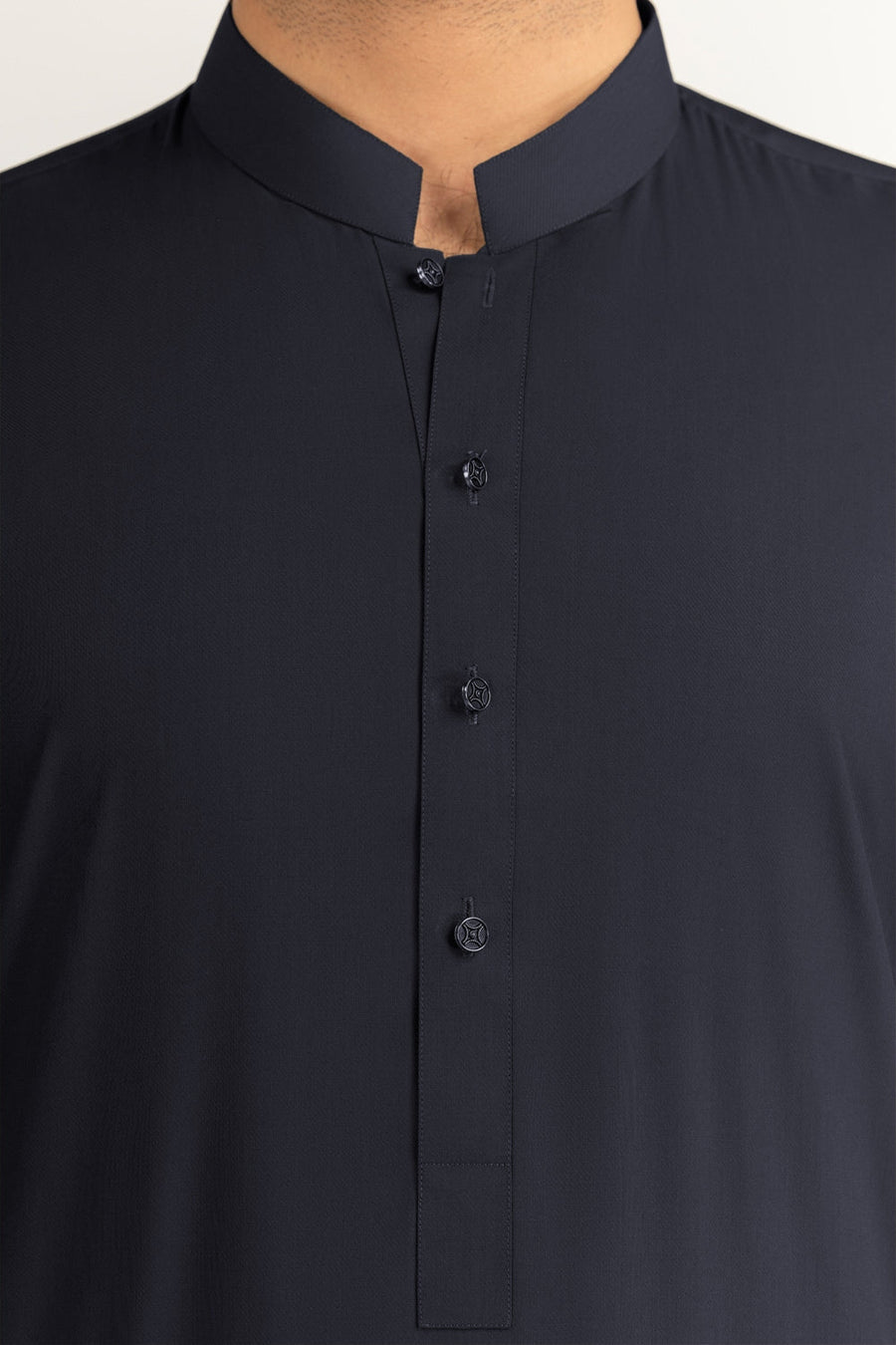 Caramel Cotton 2-Piece Kurta Set | Mandarin Collar