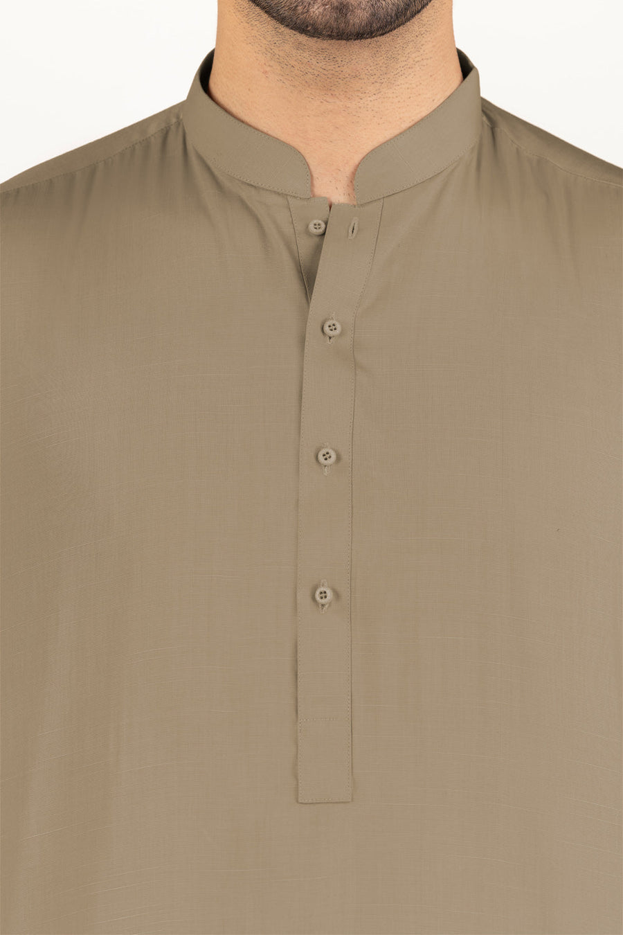 Off-White Cotton 2-Piece Men's Kurta | Classic Collar