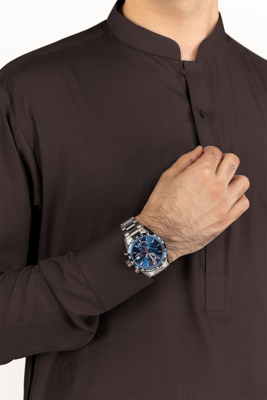 Off-White Cotton 2-Piece Men's Kurta | Classic Collar