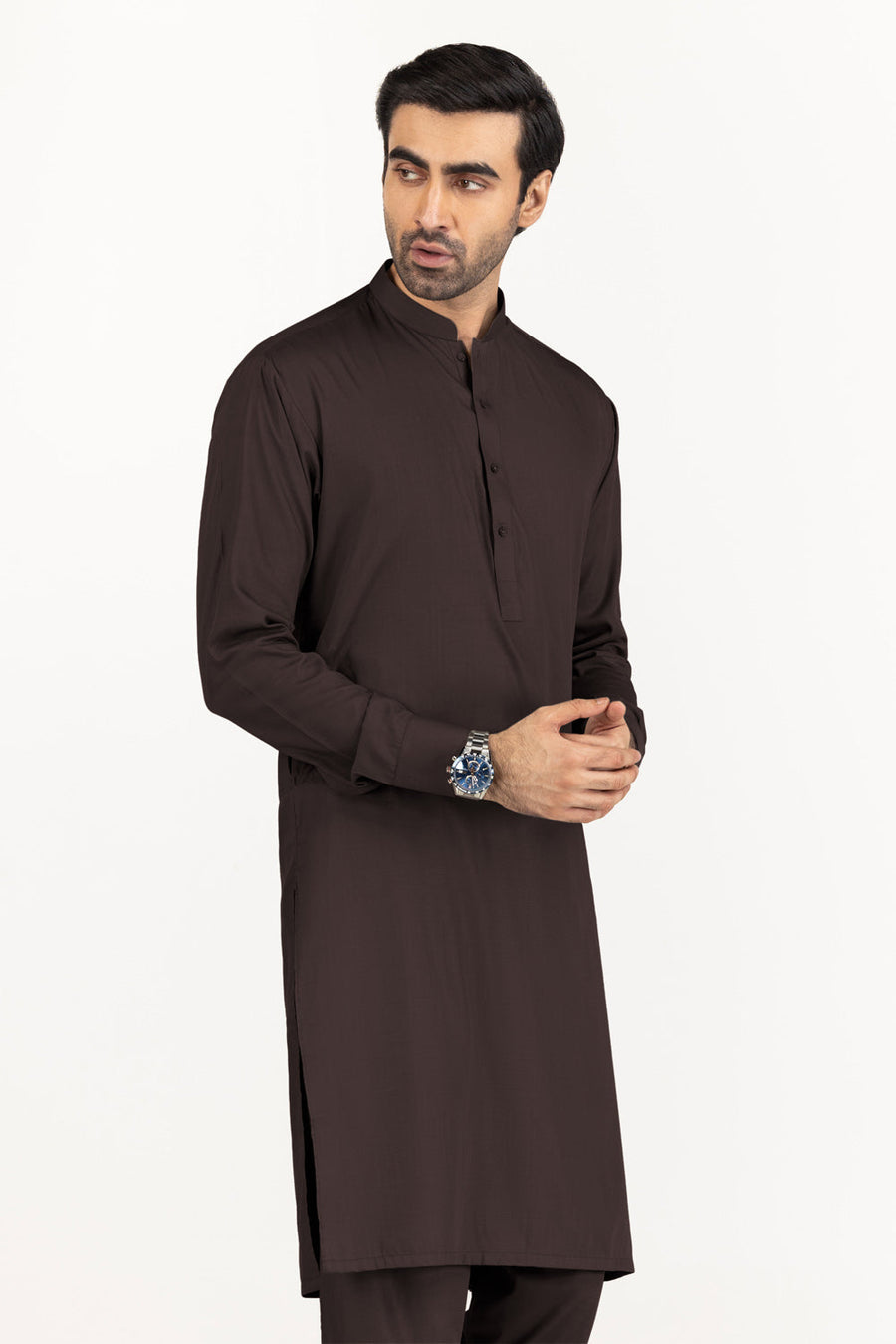 Off-White Cotton 2-Piece Men's Kurta | Classic Collar