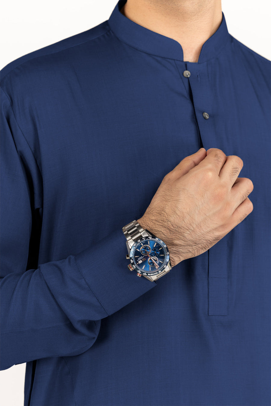 Off-White Cotton 2-Piece Men's Kurta | Classic Collar