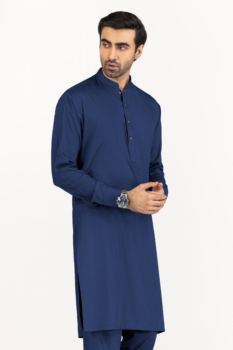 Off-White Cotton 2-Piece Men's Kurta | Classic Collar