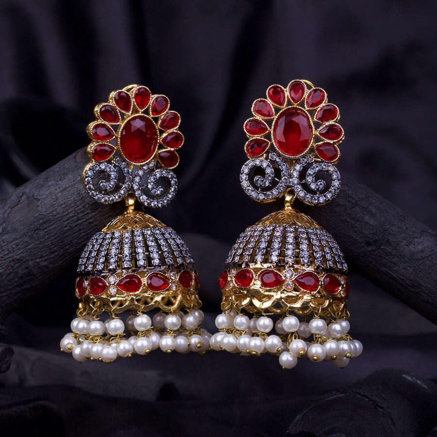 Pearl Elegant Jhumka - Pehnaawaa