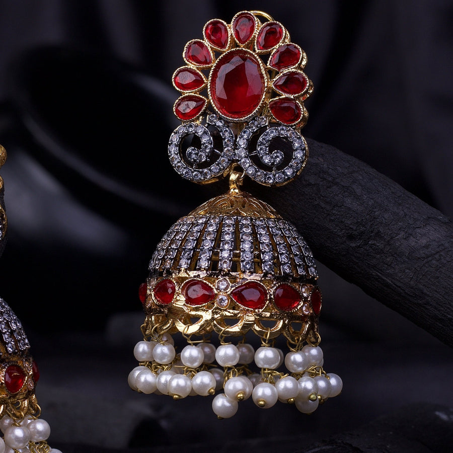 Pearl Elegant Jhumka - Pehnaawaa
