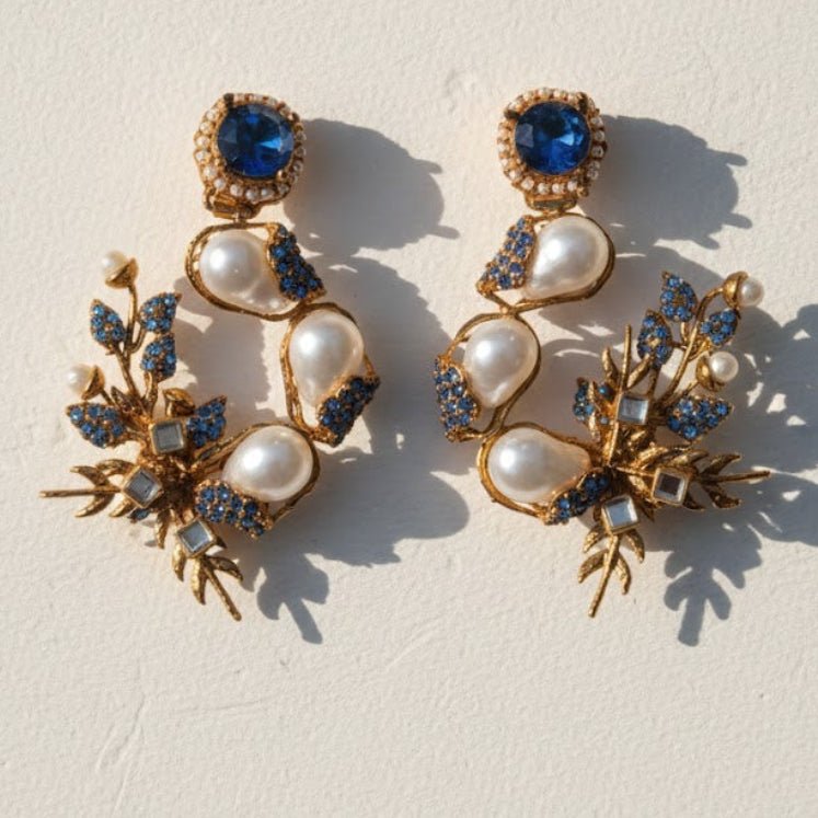 Pearl Shimmer Dangles - Pehnaawaa