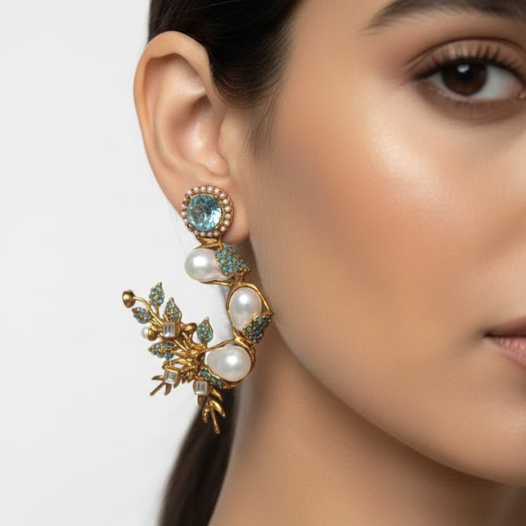 Pearl Shimmer Dangles - Pehnaawaa