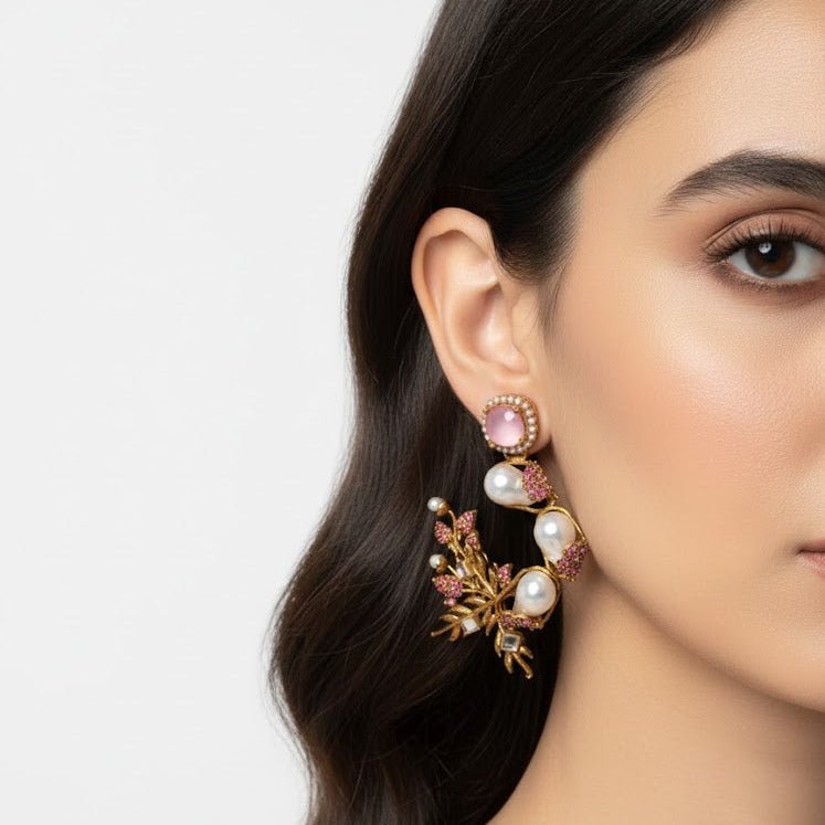 Pearl Shimmer Dangles - Pehnaawaa