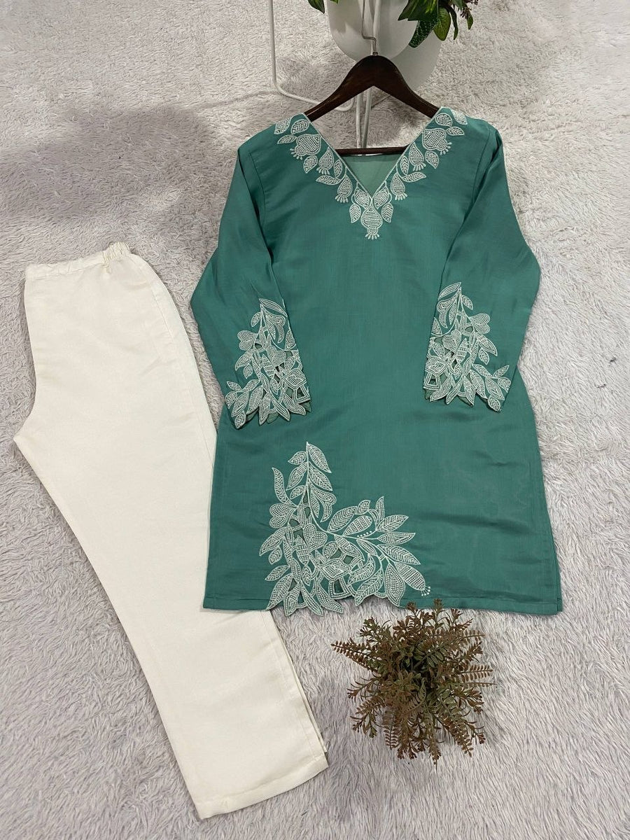 Emerald Elegance Tunic