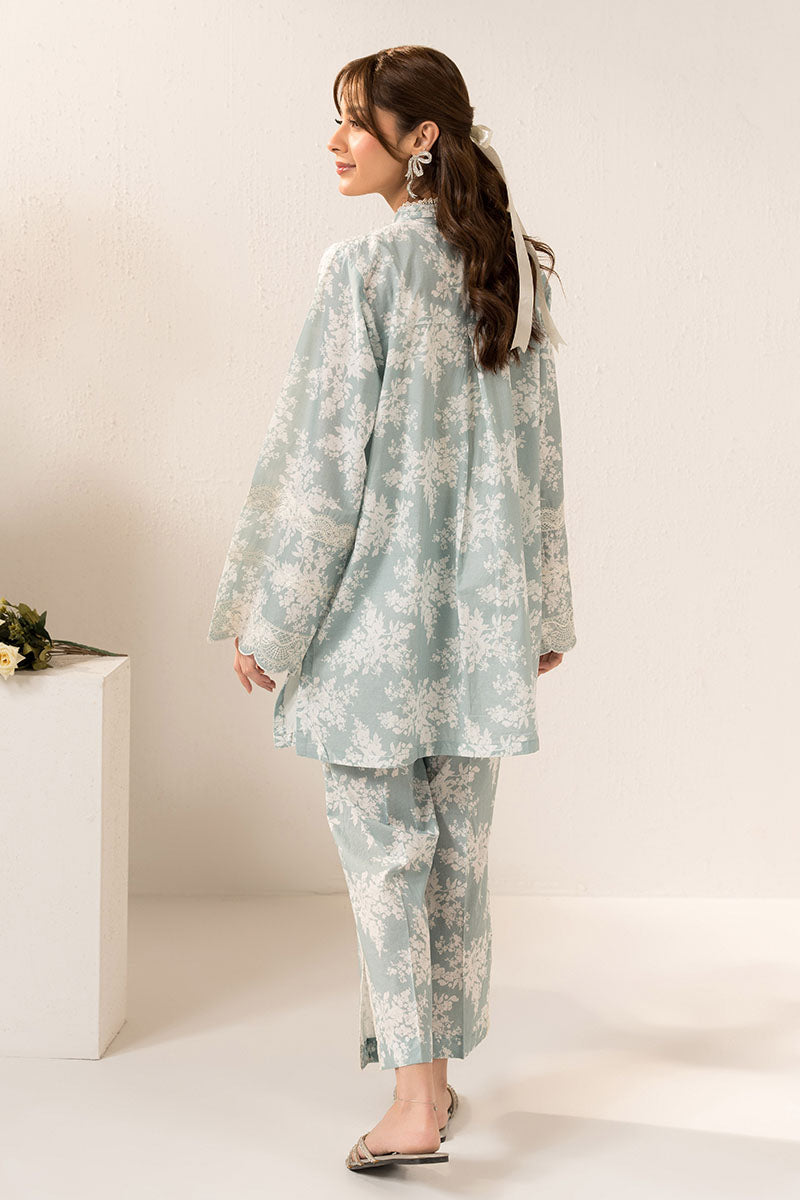 AQUATIC MAZE -2 PC (SHIRT & TROUSER) - Pehnaawaa