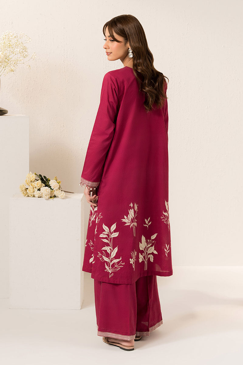 CERISE GLOW -2 PC (SHIRT & TROUSER) - Pehnaawaa
