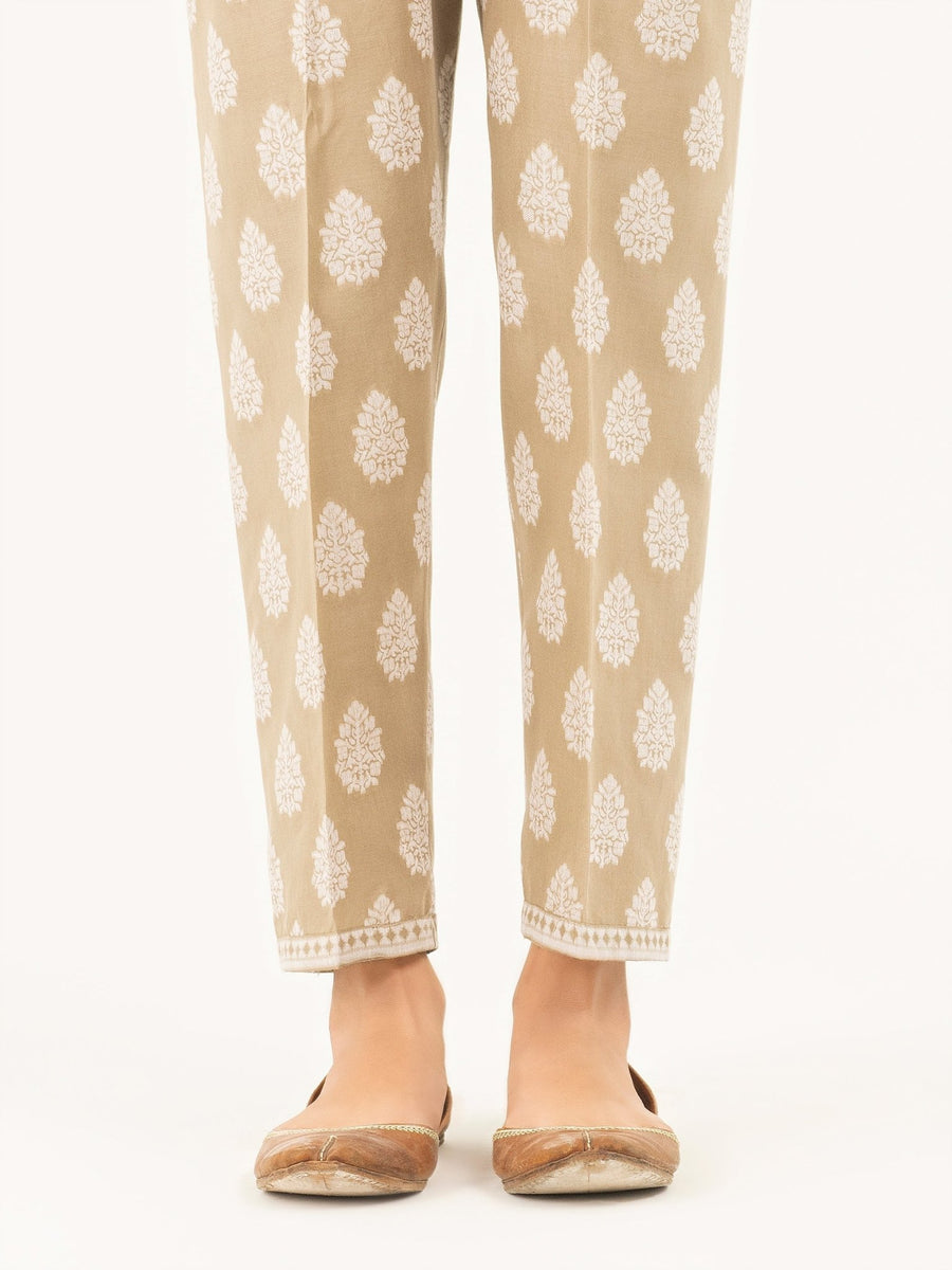Printed Jacquard Trousers(Pret) - Pehnaawaa