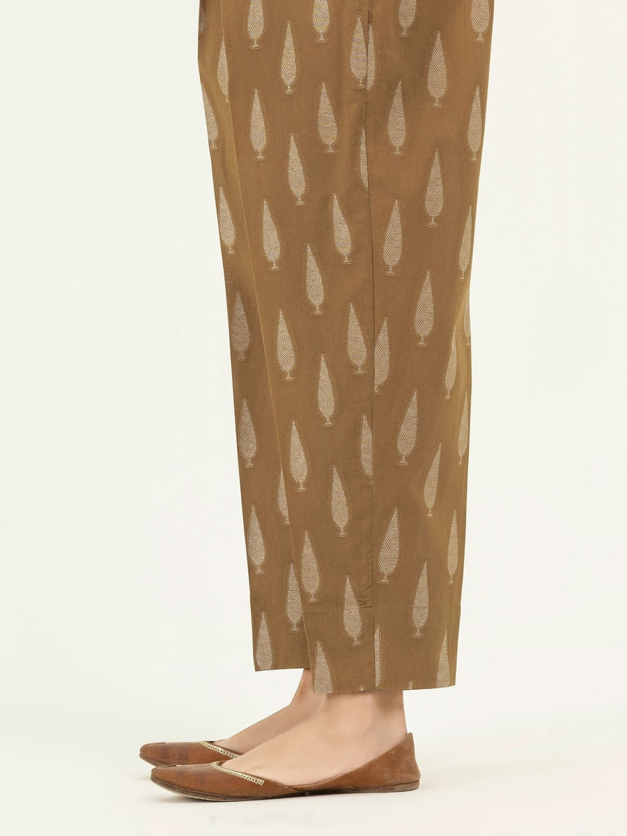 Printed Jacquard Trousers(Pret) - Pehnaawaa