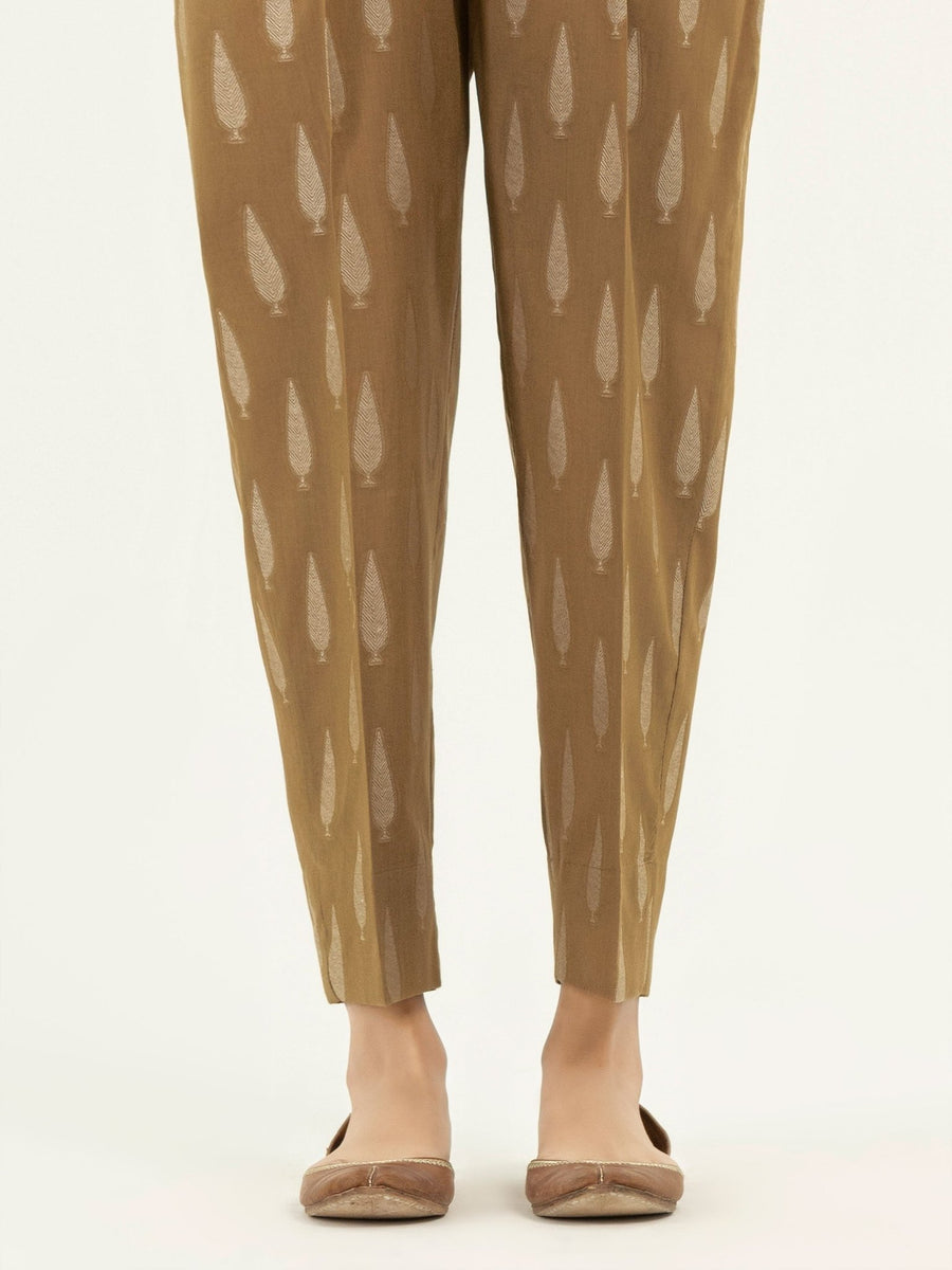 Printed Jacquard Trousers(Pret) - Pehnaawaa