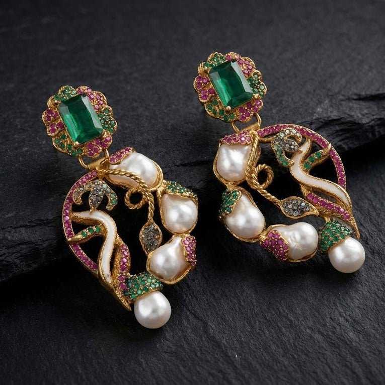 Royal Heirloom Earrings - Pehnaawaa